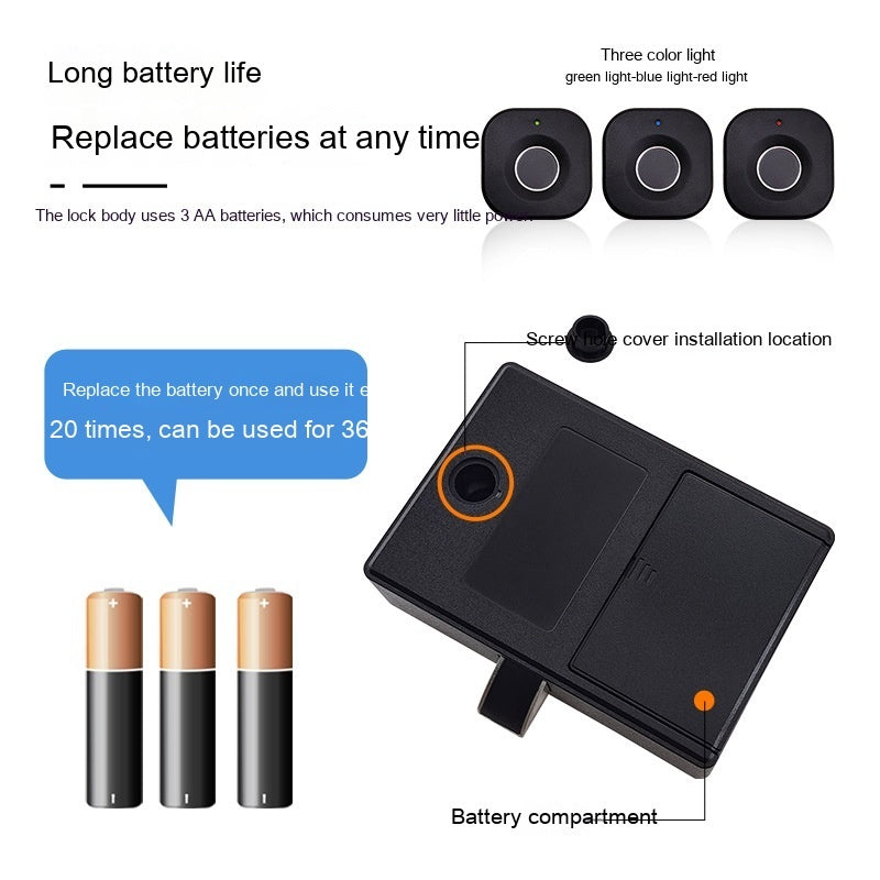 Smart Fingerprint Drawer & Wardrobe Lock