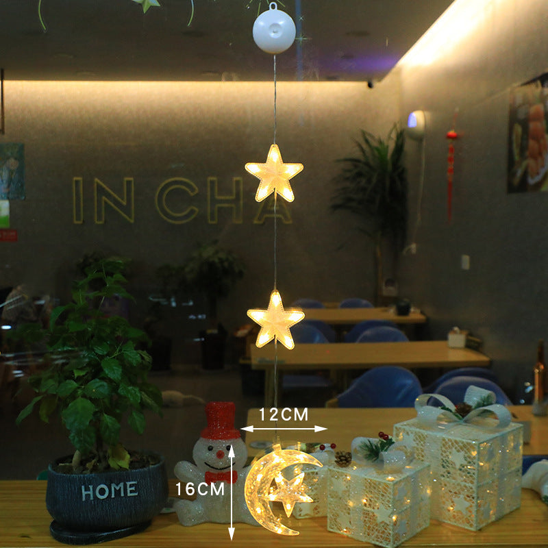 3-Pack LED Star Window Lights