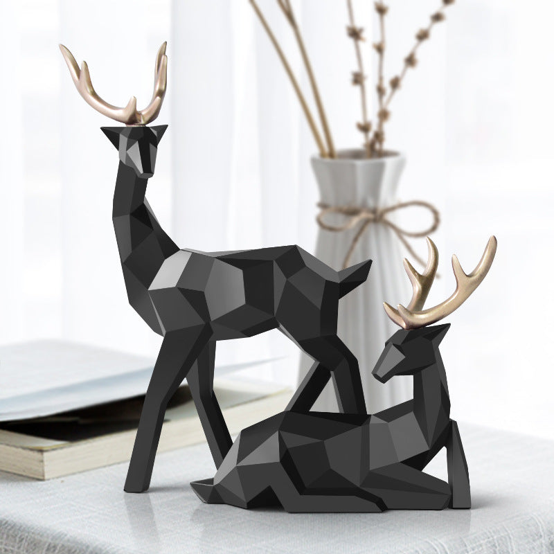 Resin Deer Sculpture