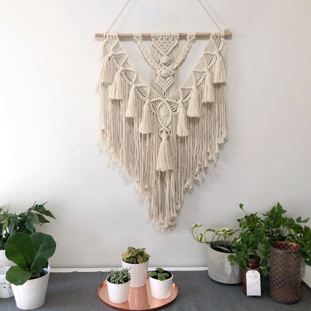 Hand-Woven Macrame Wall Hanging