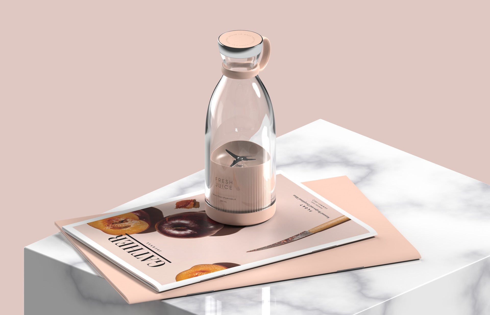 Portable Electric Juicer 350ml