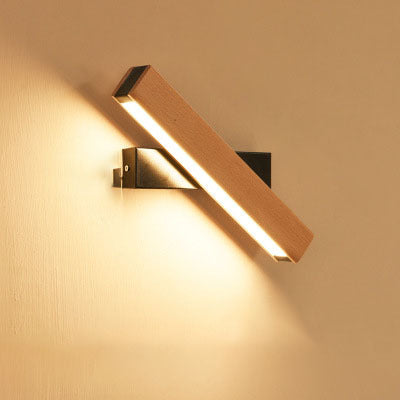 Modern Wooden LED Wall Lamp