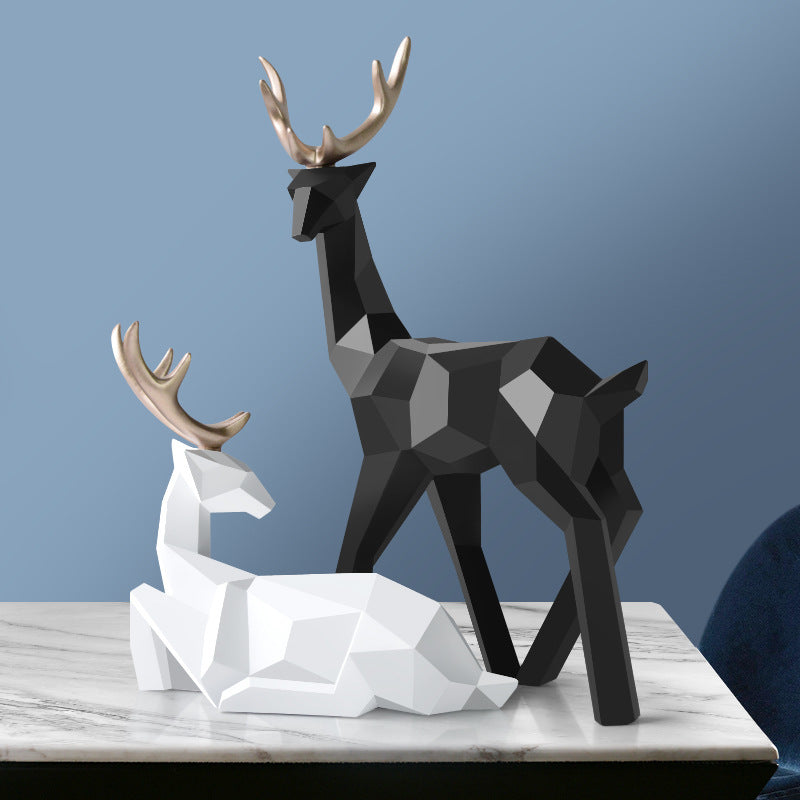 Resin Deer Sculpture
