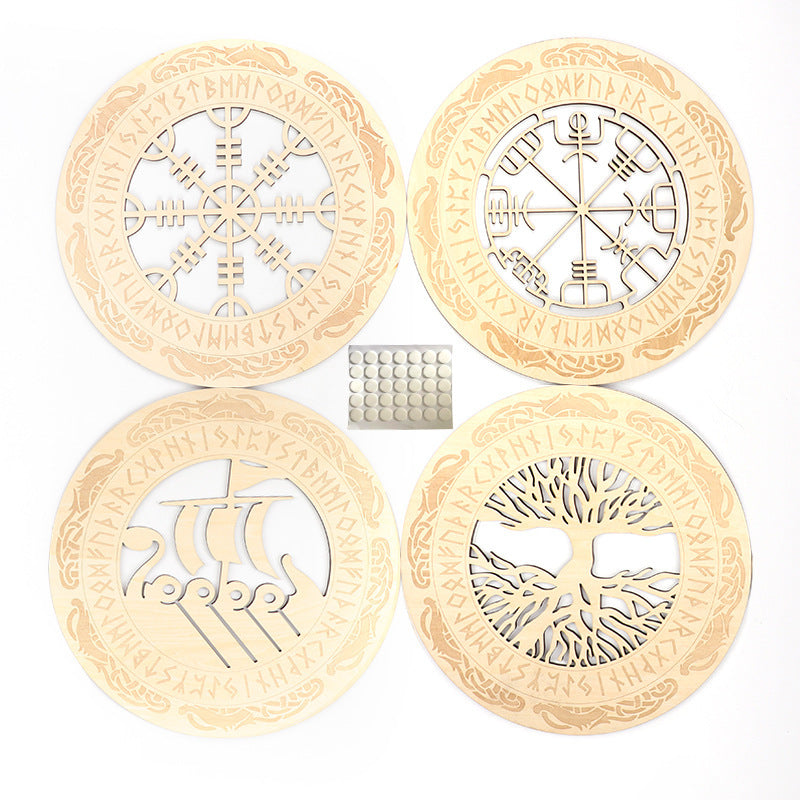 Viking Nordic Wooden Wall Art