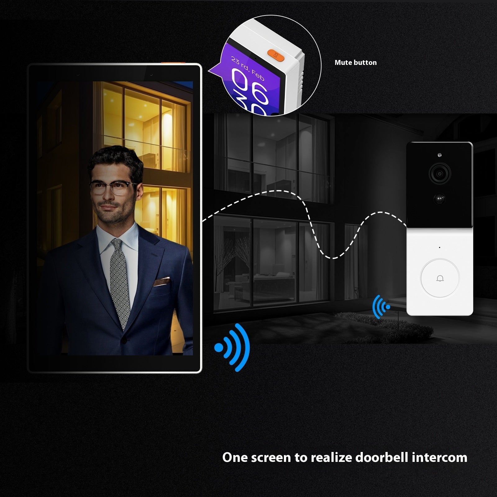 Graffiti Smart Home WiFi Central Control Screen