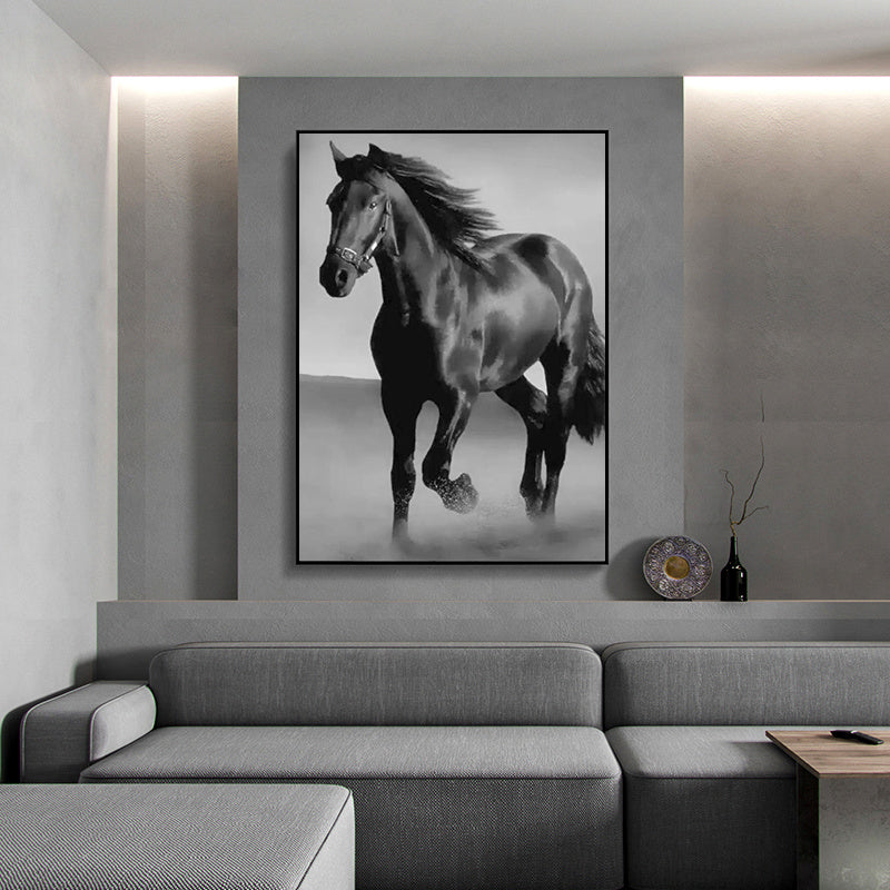 Dark Horse Canvas Wall Art