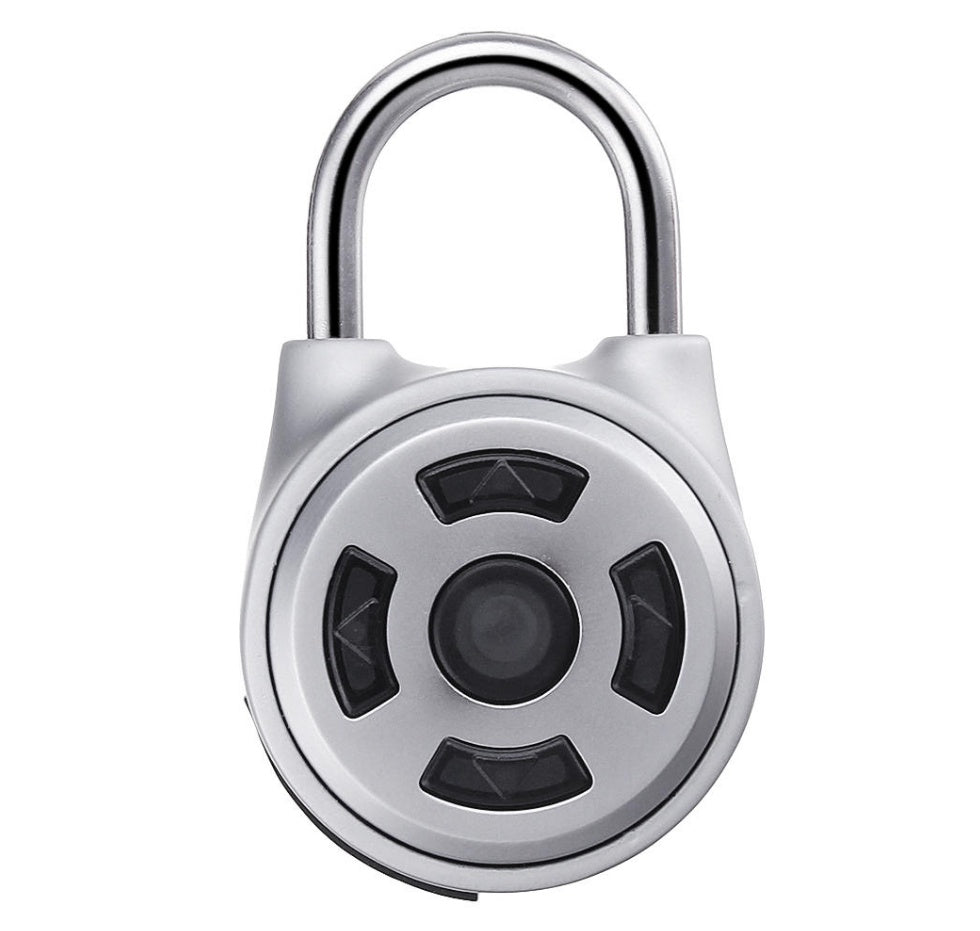 Smart Bluetooth Padlock with Directional Password Buttons