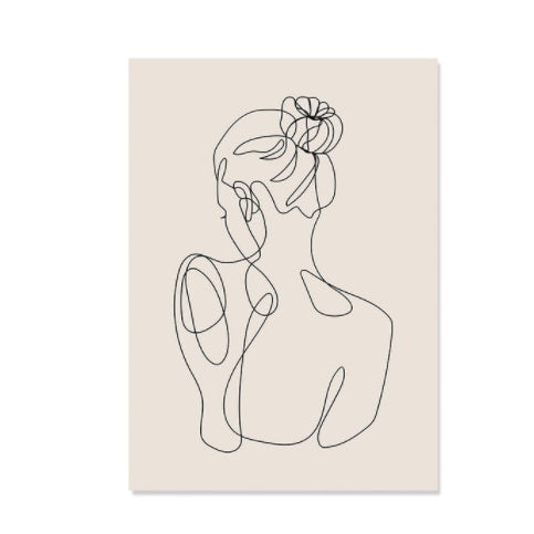 Boho Abstract Canvas Wall Art