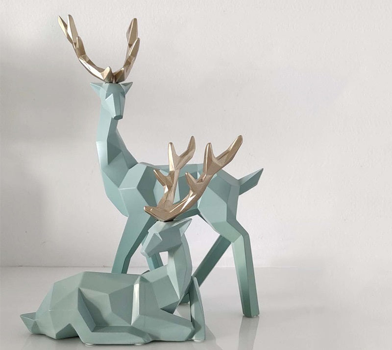 Resin Deer Sculpture