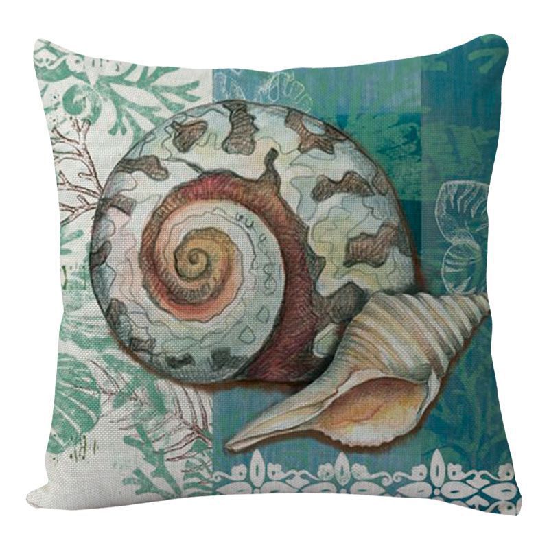Sea Turtle Printed Cushion Cover