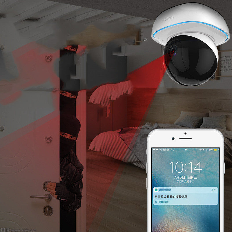 Smart WiFi Wireless Surveillance Dome Camera