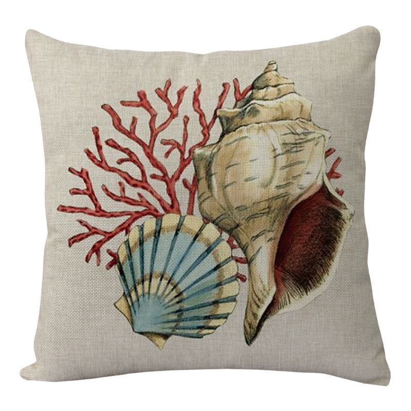 Sea Turtle Printed Cushion Cover