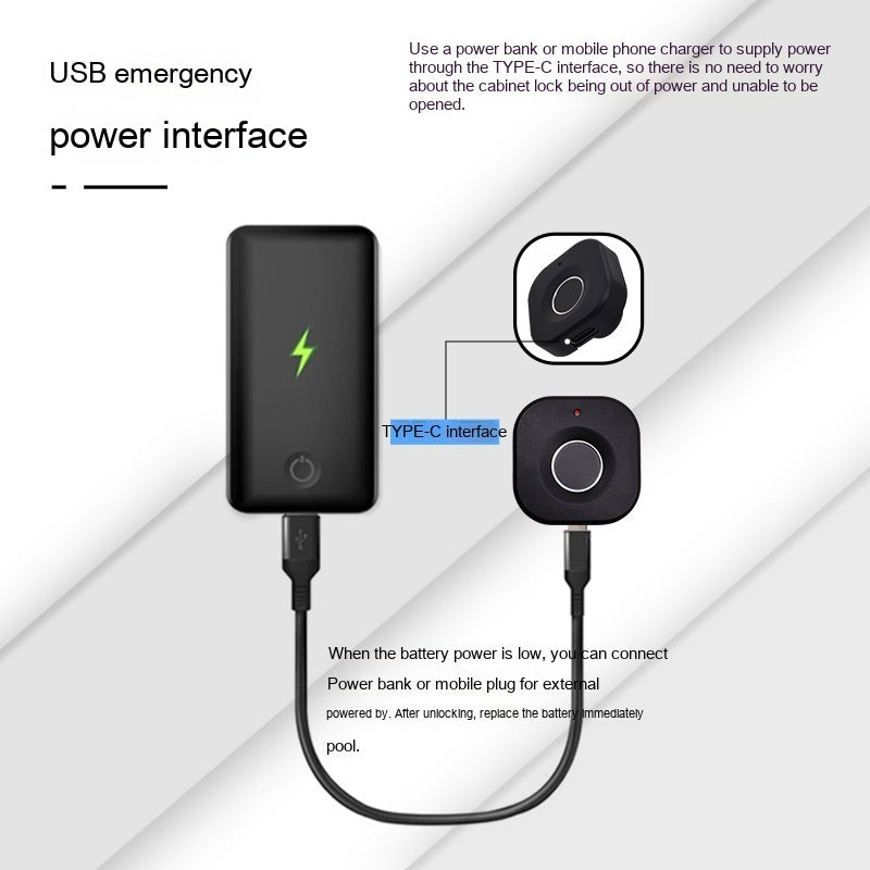 Smart Fingerprint Drawer & Wardrobe Lock